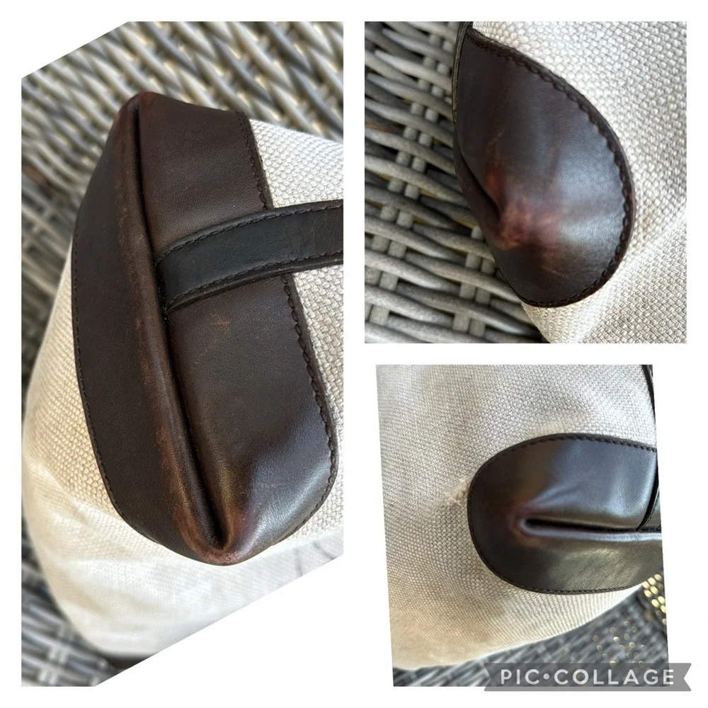 Summer Must Have Auth Gucci Canvas & Leather Tote - Picture 13 of 17
